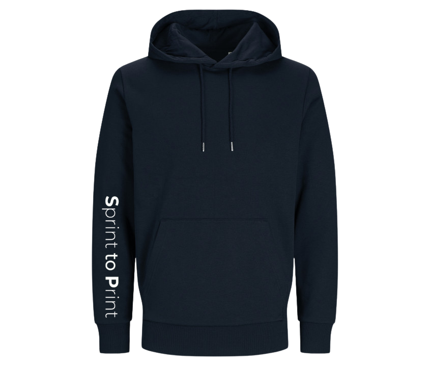 Unisex Hoodie navy – einseitig bedruckt