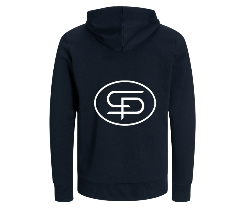 Unisex Hoodie navy – einseitig bedruckt